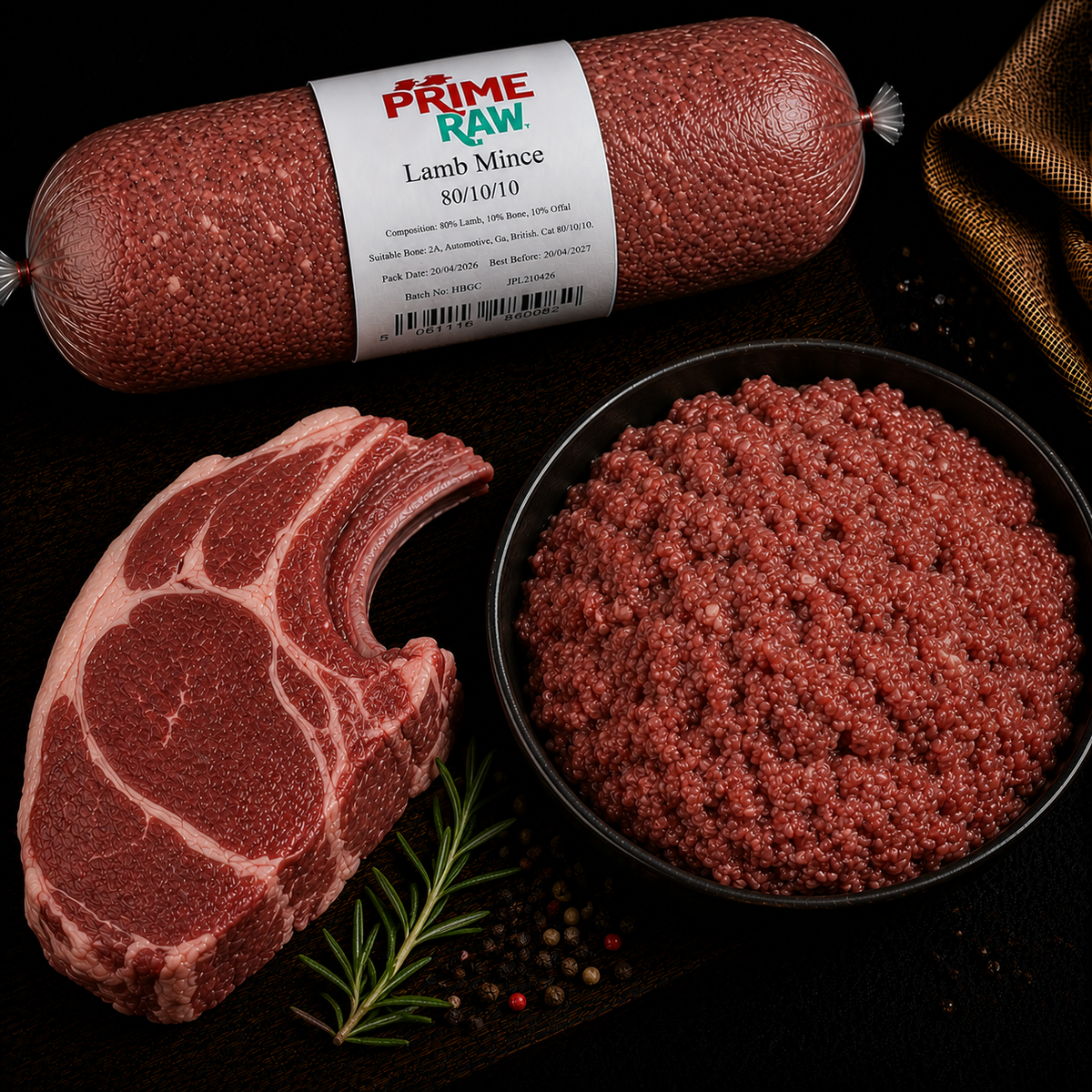 PRIME RAW | Lamb Mince 80 10 10