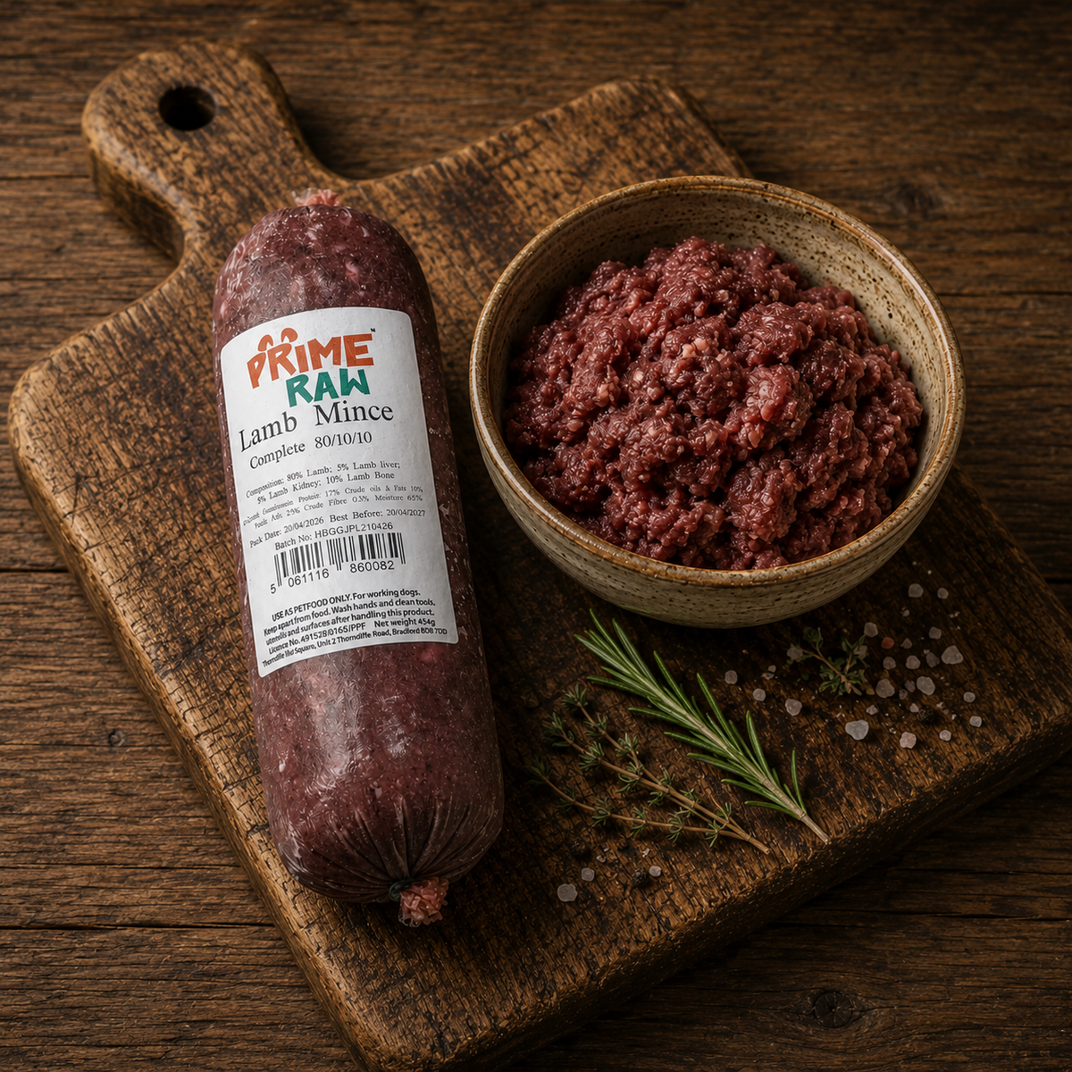 PRIME RAW | Lamb Mince 80 10 10