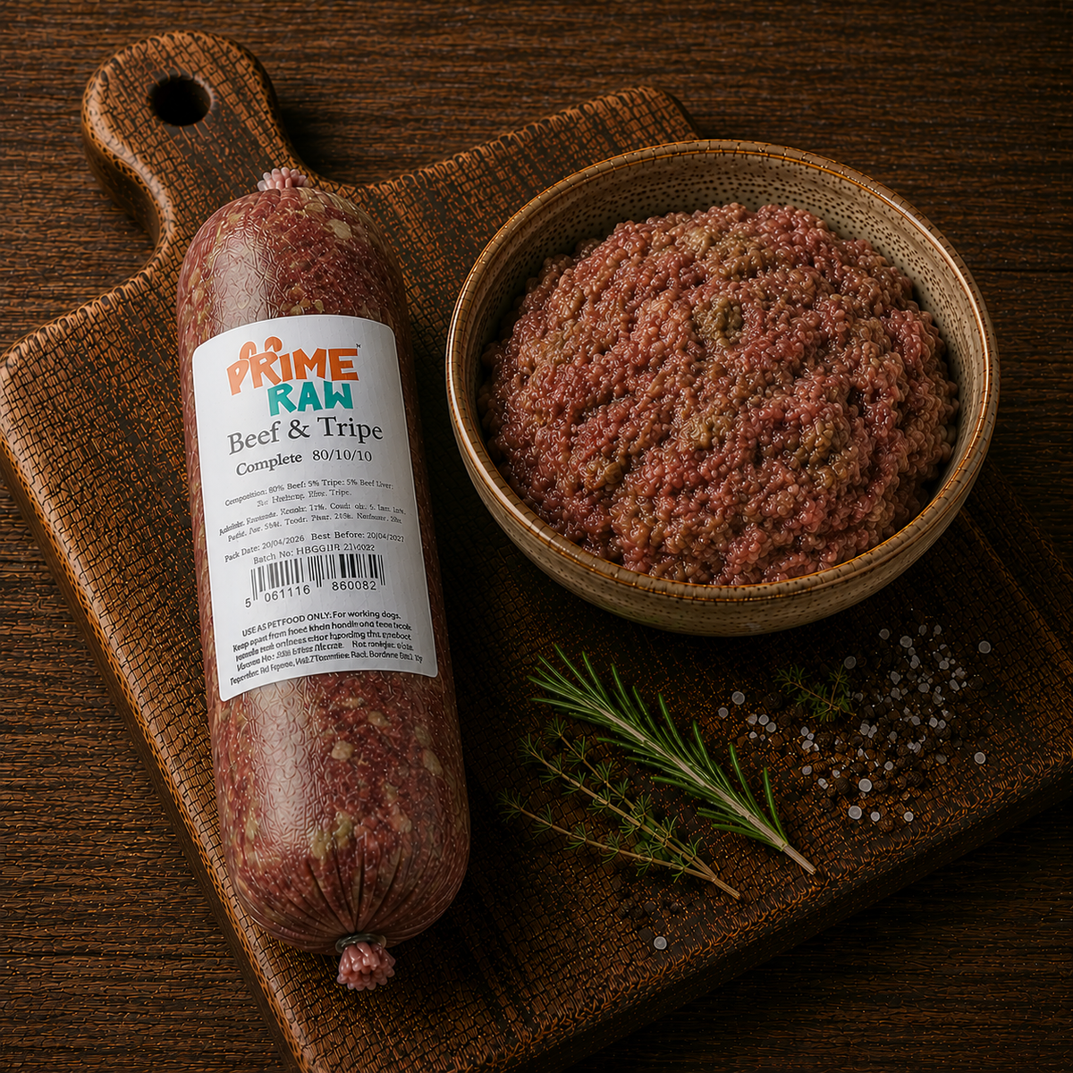 PRIME RAW | Beef & Tripe 80 10 10