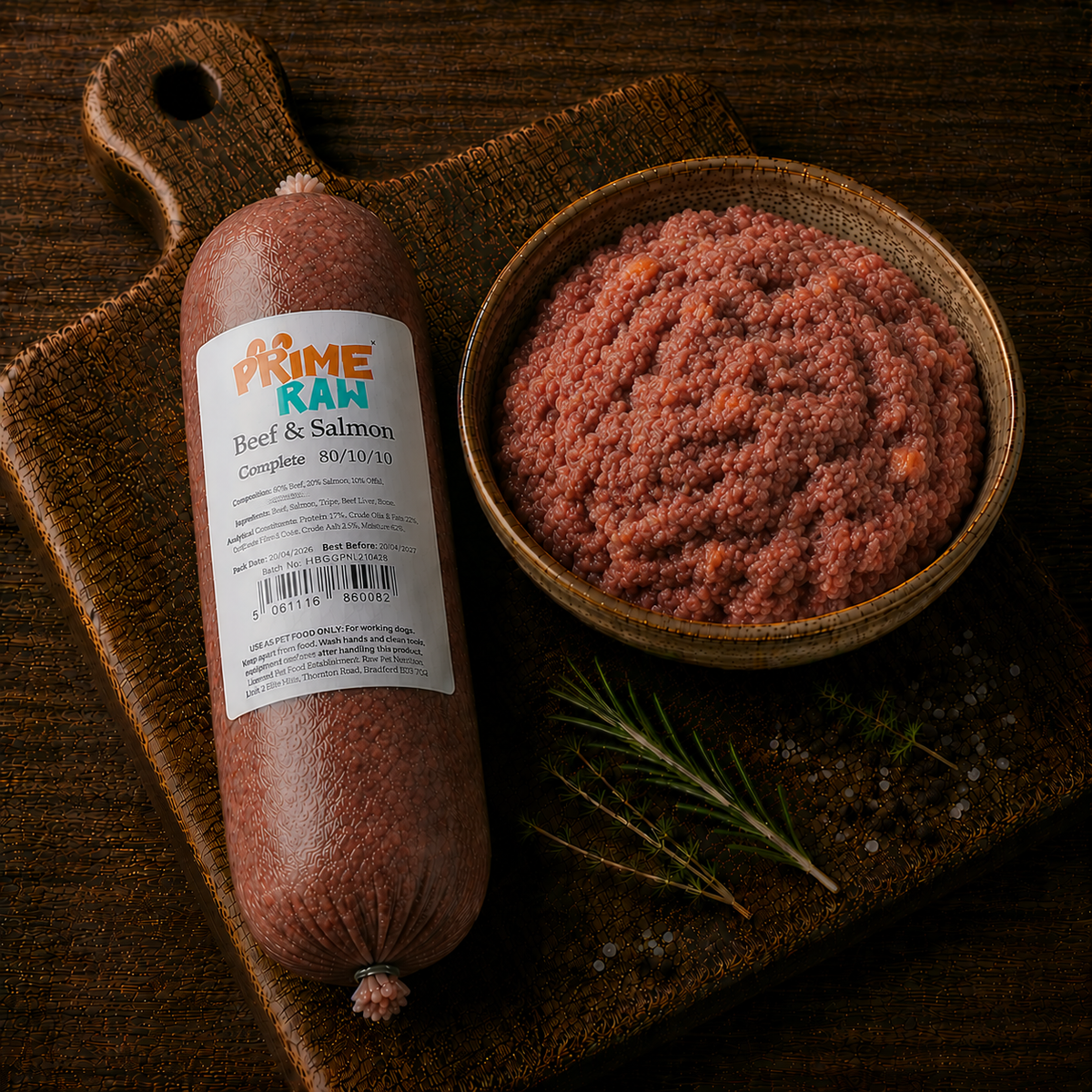 PRIME RAW | Beef & Salmon 80 10 10