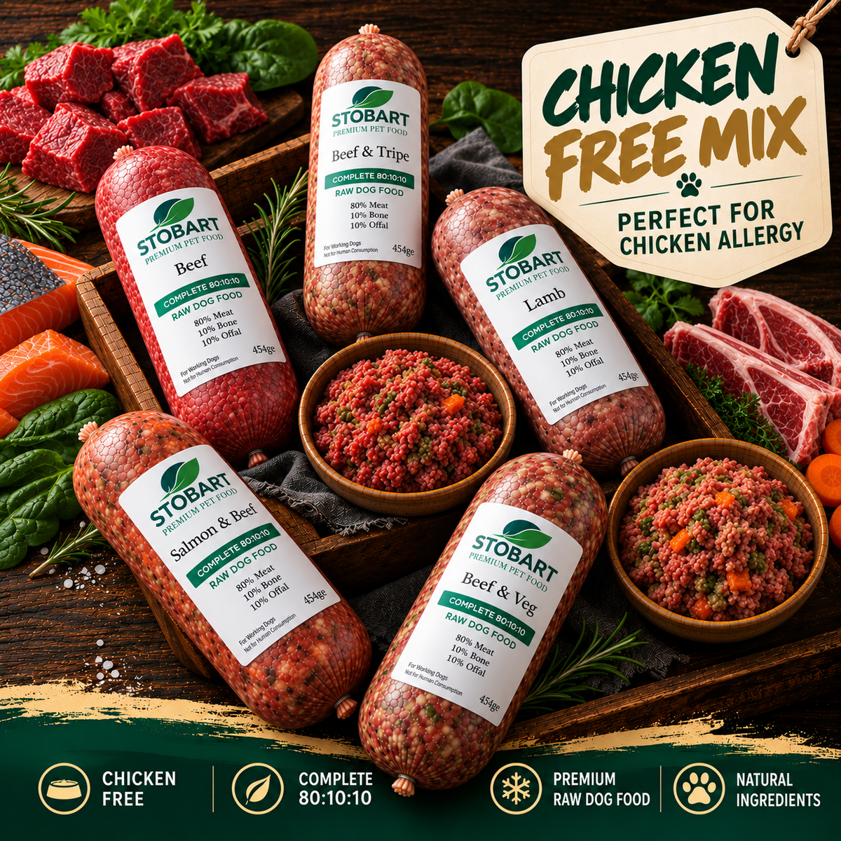 STOBART RAW | Chicken Allergy Mix