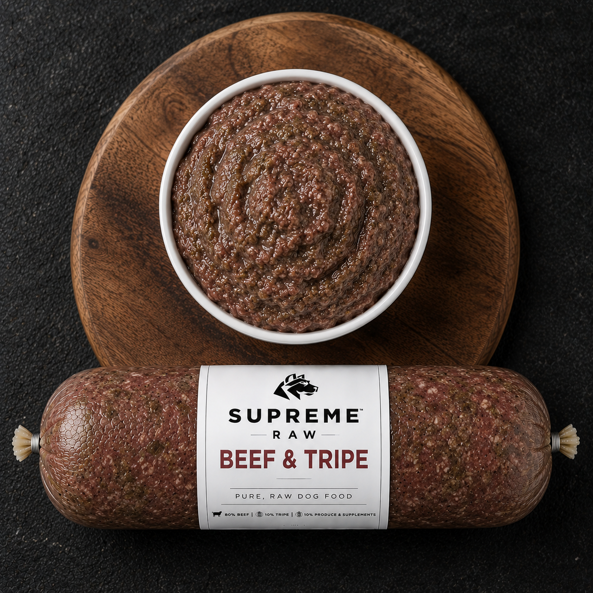 SUPREME RAW | Beef & Tripe 80 10 10
