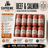 Supreme Raw - Beef & Salmon Complete 80 10 10