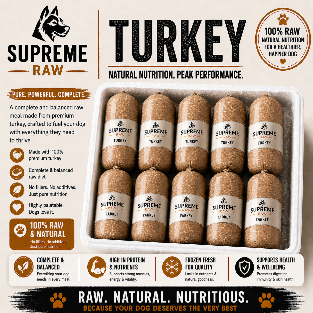 Supreme Raw - Turkey 80 10 10