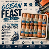 Ocean Feast Mix Raw Dog Food 80:10:10