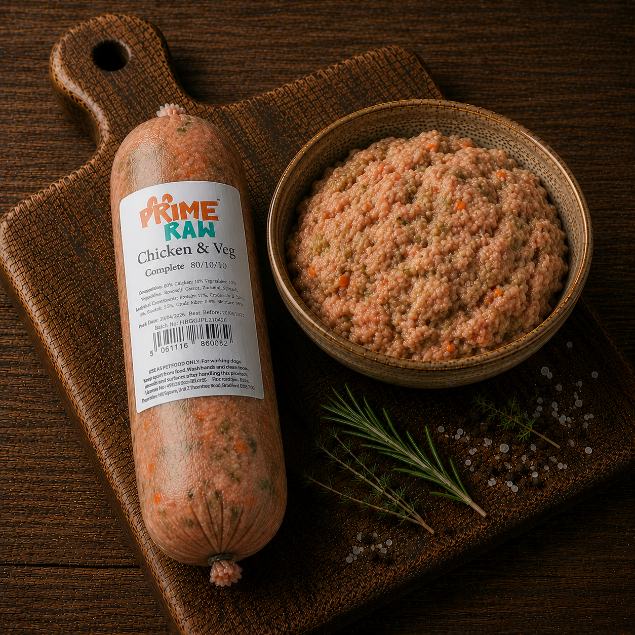 PRIME RAW | Chicken & Veg 80 10 10