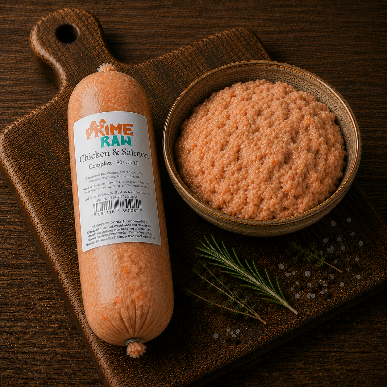 PRIME RAW | Chicken & Salmon 80 10 10