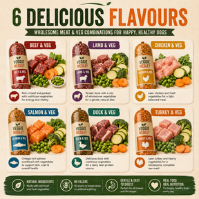 Veggie Medley Mix Raw Dog Food 80:10:10