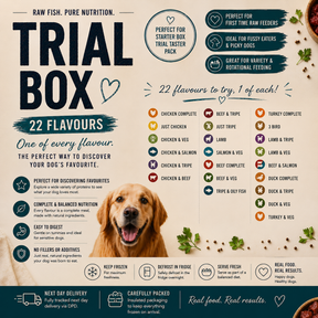 Trial Mix Raw Dog Food 80:10:10
