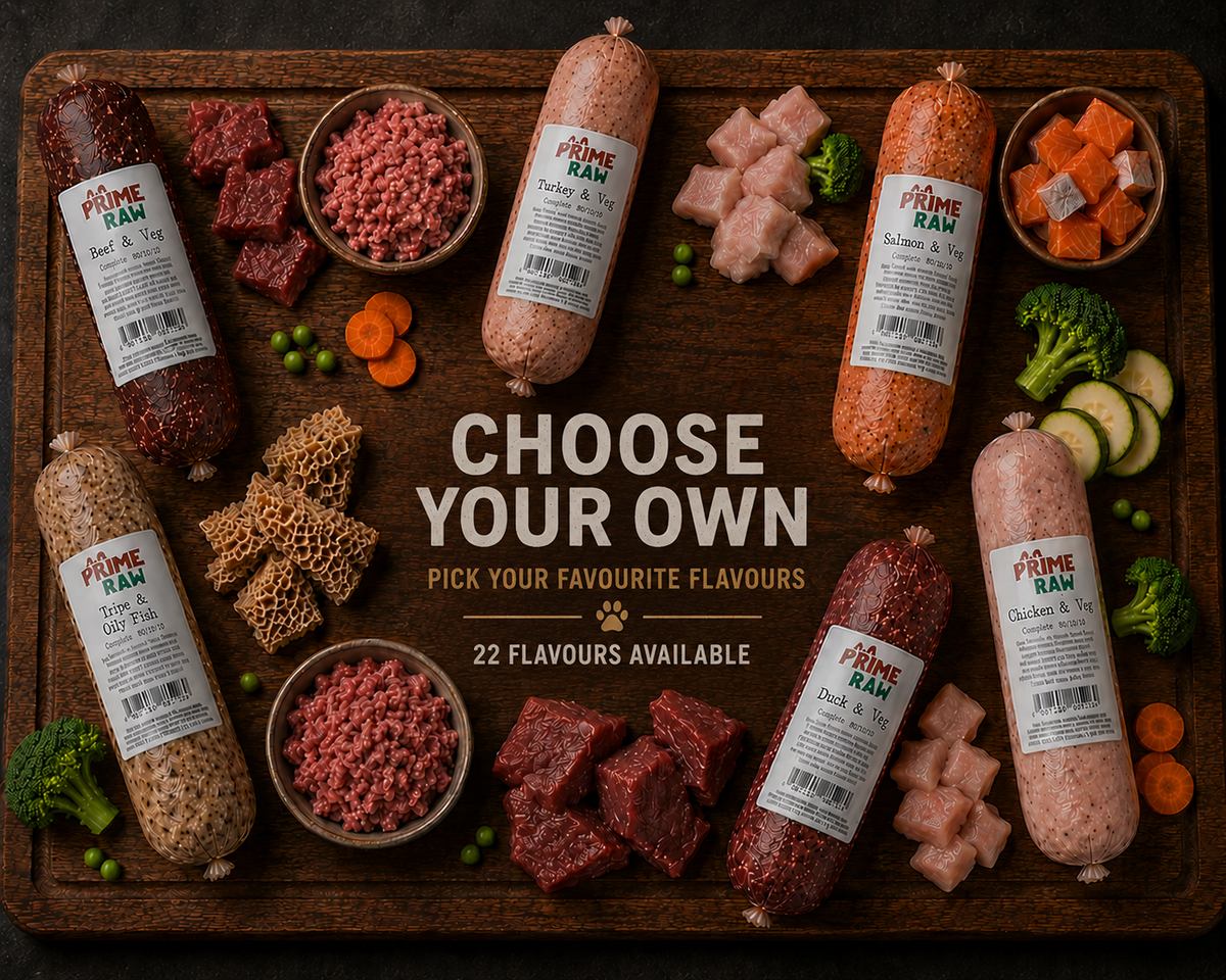 Choose Your Own Raw Dog Food Box 80 10 10