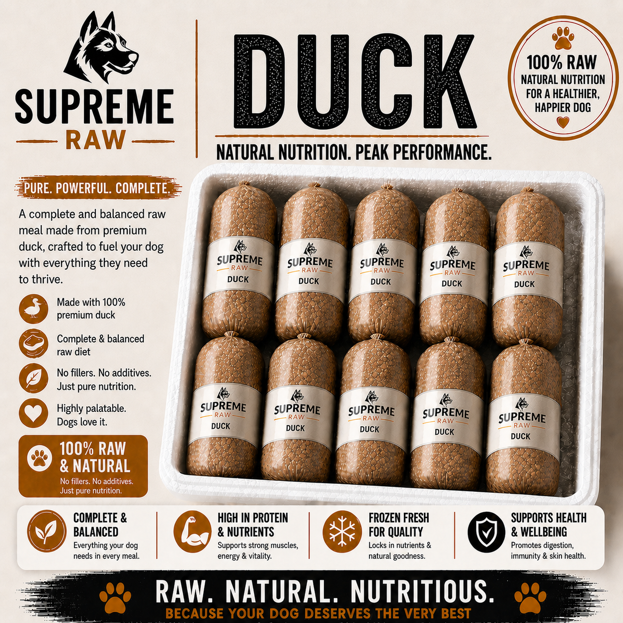 Supreme Raw - Duck 80 10 10