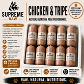 Supreme Raw - Chicken & Tripe 80 10 10